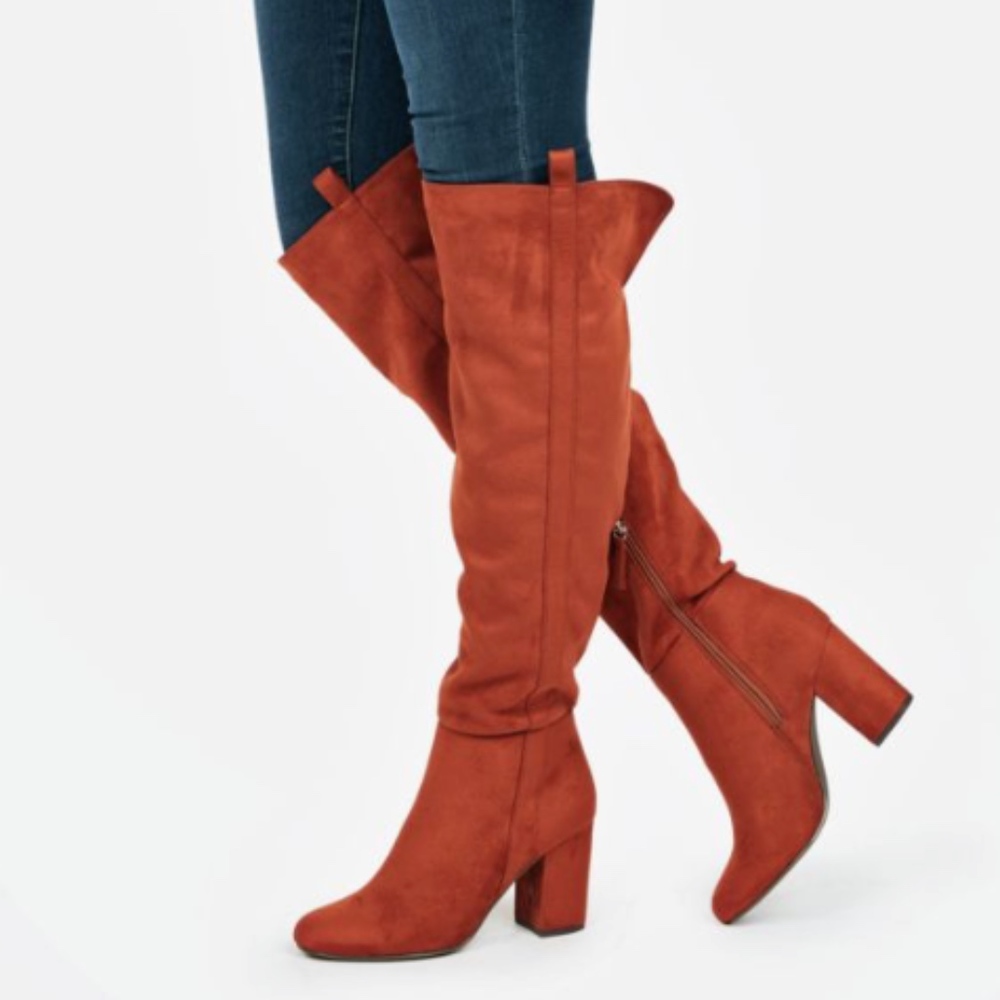 JUSTFAB OTK BOOTS 7.5